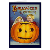 ヴィンテージハロウィーンの挨拶 (正面)