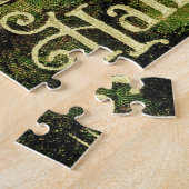 ヴィンテージハロウィーンの挨拶 ジグソーパズル (側面)