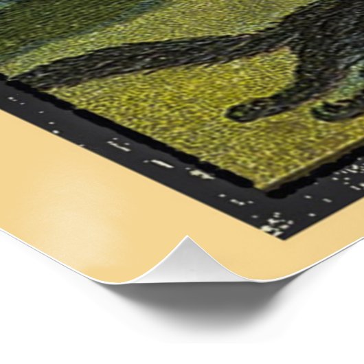 ヴィンテージハロウィーンの挨拶 ポスター (コーナー)