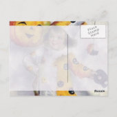 ヴィンテージハロウィーンの挨拶 ポストカード (裏面)