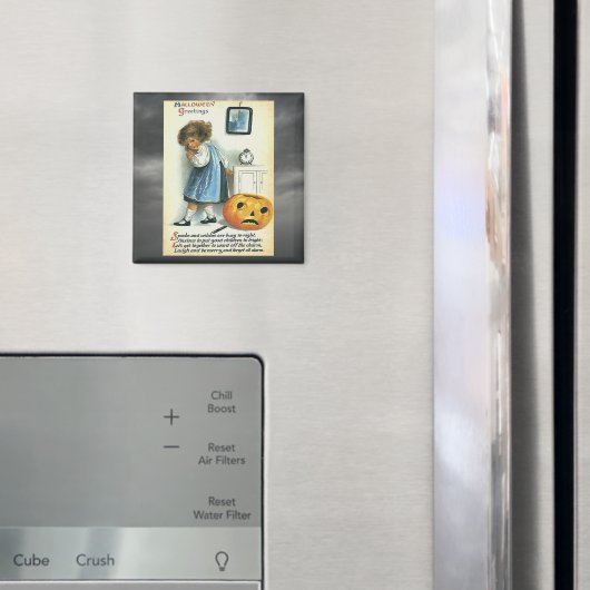 ヴィンテージハロウィーンの挨拶 マグネット (インサイチュ (冷蔵庫))