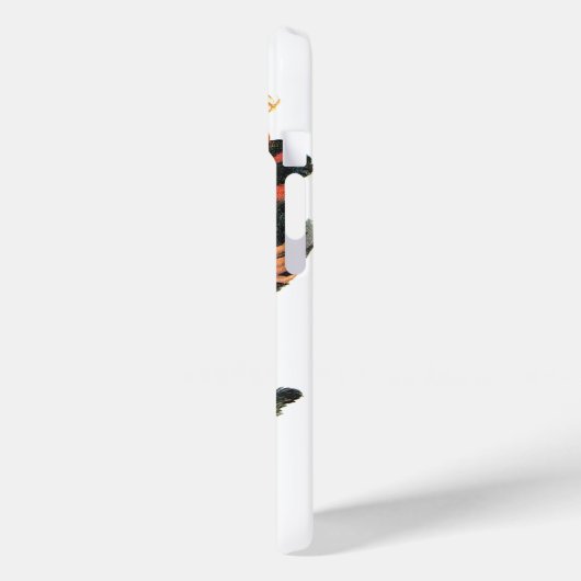 ヴィンテージハロウィーンの挨拶、猫と子の魔女 Case-Mate iPhoneケース (裏面 / 左)