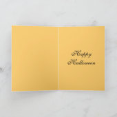 ヴィンテージハロウィーンの衣装パーティー カード (内部)