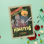 ヴィンテージハロウィーンの衣装パーティー 招待状