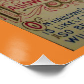 ヴィンテージハロウィーンの願い ポスター (コーナー)