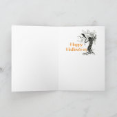 ヴィンテージハロウィーンアーサーラクカムウィッチ カード (内部)