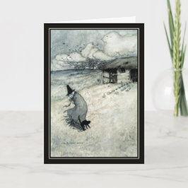 ヴィンテージハロウィーンアーサーラックハムウィッチ+ブラックキャット カード