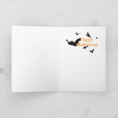 ヴィンテージハロウィーンアーサー・ラッカム飛んでいるウィッチ カード (内部)