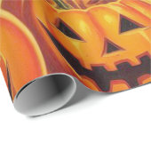 ヴィンテージハロウィーンイラストレーション ラッピングペーパー (ロールコーナー)