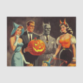 ヴィンテージハロウィーンイラストレーション 薄葉紙 (正面)