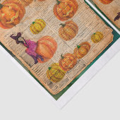 ヴィンテージハロウィーンウィッチとスカルのデコパージュ 薄葉紙 (詳細)