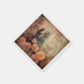 ヴィンテージハロウィーンウィッチクラフト(10) スタンダードカクテルナプキン (角)