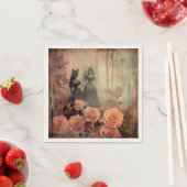 ヴィンテージハロウィーンウィッチクラフト(10) スタンダードカクテルナプキン (インサイチュ)