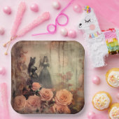 ヴィンテージハロウィーンウィッチクラフト(10) ペーパープレート (パーティー)