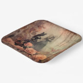 ヴィンテージハロウィーンウィッチクラフト(10) ペーパープレート (傾斜あり)