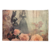 ヴィンテージハロウィーンウィッチクラフト(10) 枕カバー (裏面-左)