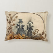 ヴィンテージハロウィーンウィッチクラフト(12) アクセントクッション (裏面)