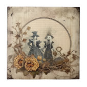 ヴィンテージハロウィーンウィッチクラフト(12) タイル (正面)