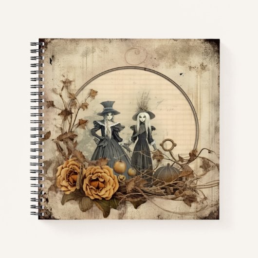 ヴィンテージハロウィーンウィッチクラフト(12) ノートブック (正面)