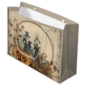 ヴィンテージハロウィーンウィッチクラフト(12) ラージペーパーバッグ (正面アングル)