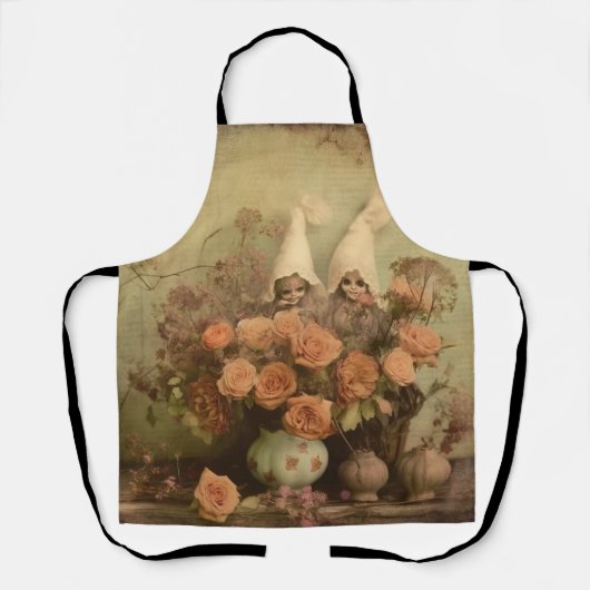 ヴィンテージハロウィーンウィッチクラフト(2) エプロン (正面)