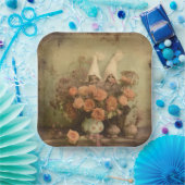 ヴィンテージハロウィーンウィッチクラフト(2) ペーパープレート (パーティー)