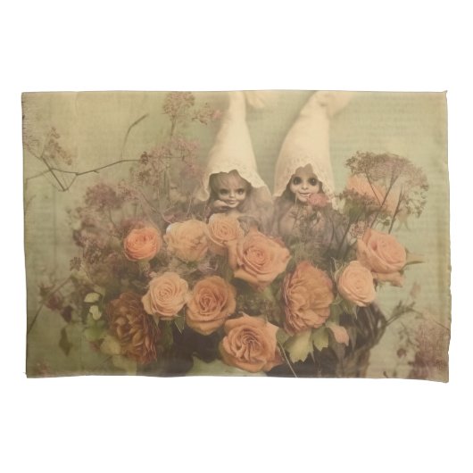 ヴィンテージハロウィーンウィッチクラフト(2) 枕カバー (正面左)