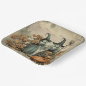 ヴィンテージハロウィーンウィッチクラフト(6) ペーパープレート (傾斜あり)