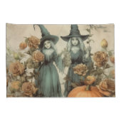 ヴィンテージハロウィーンウィッチクラフト(6) 枕カバー (裏面-右)