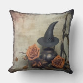 ヴィンテージハロウィーンウィッチクラフト(8) クッション (正面)