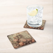 ヴィンテージハロウィーンウィッチクラフト(9) スクエアペーパーコースター (インサイチュ)