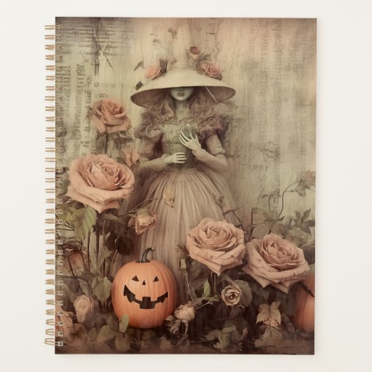 ヴィンテージハロウィーンウィッチクラフト(9) プランナー手帳 (正面)