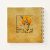 ヴィンテージハロウィーンウィッチスパイラルノート ノートブック (裏面)