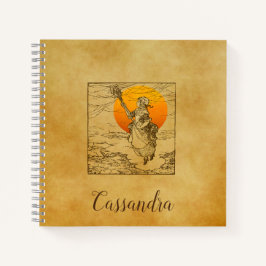 ヴィンテージハロウィーンウィッチスパイラルノート ノートブック