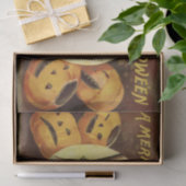 ヴィンテージハロウィーンウィッチズブラックキャット&カボチャ 薄葉紙 (ギフト)