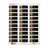 ヴィンテージハロウィーンウィッチブロムキャット住所 シール (フルシート)