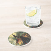 ヴィンテージハロウィーンウィッチ攪拌用魔法カルドロン コースター (側面)