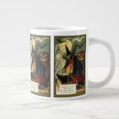 ヴィンテージハロウィーンウィッチ攪拌用魔法カルドロン ジャンボコーヒーマグカップ (右)