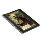 ヴィンテージハロウィーンウィッチ攪拌用魔法カルドロン ノートブック (右側)