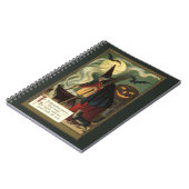 ヴィンテージハロウィーンウィッチ攪拌用魔法カルドロン ノートブック (左側)