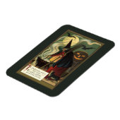 ヴィンテージハロウィーンウィッチ攪拌用魔法カルドロン マグネット (左側)