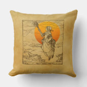 ヴィンテージハロウィーンウィッチ装飾用クッション クッション (正面)