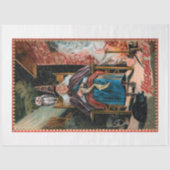 ヴィンテージハロウィーンウィッチ&ブラックキャット 薄葉紙 (正面)