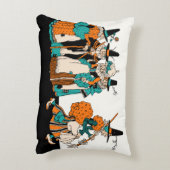 ヴィンテージハロウィーンウィッチ – 1930s アクセントクッション (裏面(縦))