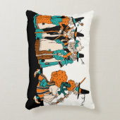 ヴィンテージハロウィーンウィッチ – 1930s アクセントクッション (正面(垂直))