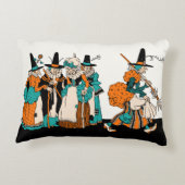 ヴィンテージハロウィーンウィッチ – 1930s アクセントクッション (裏面)