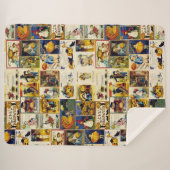 ヴィンテージハロウィーンエフエメラ シェルパブランケット (正面(横))