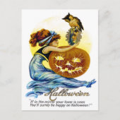 ヴィンテージハロウィーンエフエメラ ポストカード (正面)