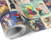 ヴィンテージハロウィーンエフエメラ ラッピングペーパー (ロールコーナー)