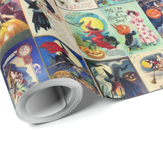 ヴィンテージハロウィーンエフエメラ ラッピングペーパー (ロールコーナー)